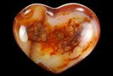 Colorful Carnelian Agate Heart #125804-1